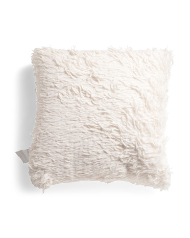 Tjmaxx 24x24 Luxe Feather Embellished Pillow In White