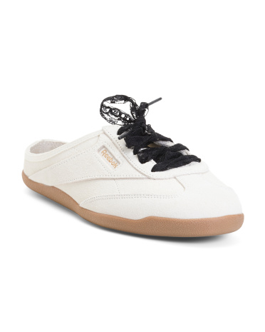 suede stratoflex mule sneakers for women